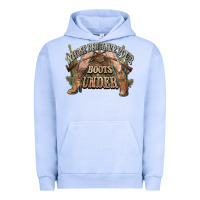 Pigment Grape Ice whose bed have your boots under cowboy western Urban Hoodie - NancyCooperArtShop
