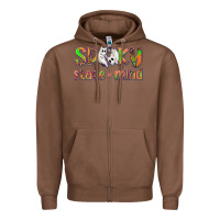 Chestnut Spooky State of Mind Zipper Hoodie - texasbilliewilder
