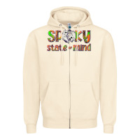 Sandshell Spooky State of Mind Zipper Hoodie - texasbilliewilder