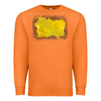 Carrot gemstone yellow leopard background Premium Sweatshirt - JahusDesignShop