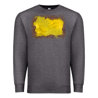 Charcoal Heather gemstone yellow leopard background Premium Sweatshirt - JahusDesignShop