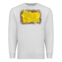 Dove Grey gemstone yellow leopard background Premium Sweatshirt - JahusDesignShop