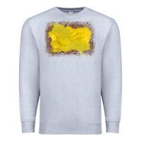 Heather Grey gemstone yellow leopard background Premium Sweatshirt - JahusDesignShop
