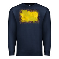 Navy gemstone yellow leopard background Premium Sweatshirt - JahusDesignShop