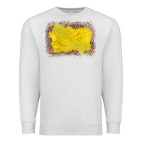 Oatmeal Heather gemstone yellow leopard background Premium Sweatshirt - JahusDesignShop