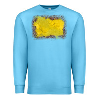 Ocean Blue gemstone yellow leopard background Premium Sweatshirt - JahusDesignShop