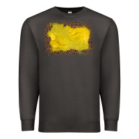 Smoke gemstone yellow leopard background Premium Sweatshirt - JahusDesignShop