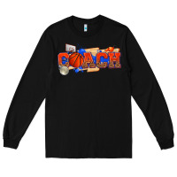 Black basketball coach Long Sleeve Tee - texasbilliewilder