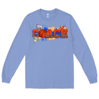 Colony Blue basketball coach Long Sleeve Tee - texasbilliewilder