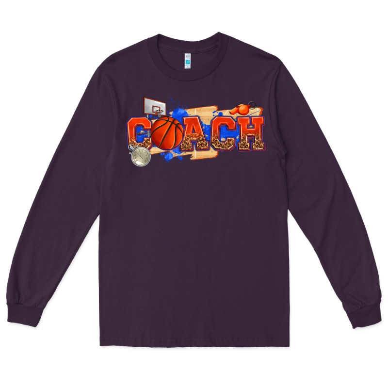Basketball Coach Long Sleeve Tee by texasbilliewilder | Teevron