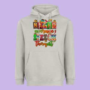 Nacho Average Speech Therapist Heavyweight Hoodie Designed By Adodesignshop