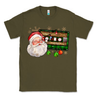 Army Green santa cassette Classic Tee - FaDigitalArtStudio
