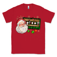 Red santa cassette Classic Tee - FaDigitalArtStudio