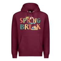 Burgundy spring break Premium Hoodie - MaliasSmallBusiness