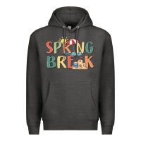 Charcoal Heather spring break Premium Hoodie - MaliasSmallBusiness