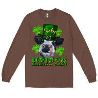 Chestnut Lucky heifer Long Sleeve Tee - RanaPortraitStore