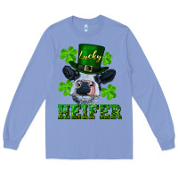 Colony Blue Lucky heifer Long Sleeve Tee - RanaPortraitStore