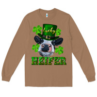 Toasted Coconut Lucky heifer Long Sleeve Tee - RanaPortraitStore
