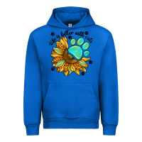 Cobalt life is better with cats Urban Hoodie - NancyCooperArtShop
