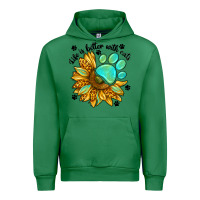 Emerald life is better with cats Urban Hoodie - NancyCooperArtShop