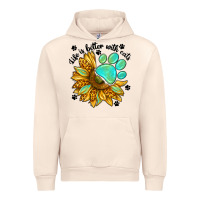 Sandshell life is better with cats Urban Hoodie - NancyCooperArtShop