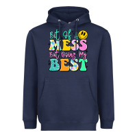 Navy bit of a mess but doing my best Heavyweight Hoodie - JahusDesignShop