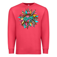 Cardinal racing sunflower front Premium Sweatshirt - AdoDesignShop