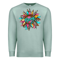Seafoam racing sunflower front Premium Sweatshirt - AdoDesignShop