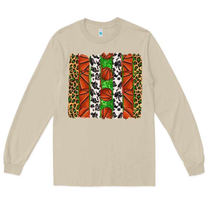 Basketball Brush Strokes Long Sleeve Tee by texasbilliewilder | Teevron