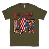 Army Green let s get lit Classic Tee - Zillion Design Studio