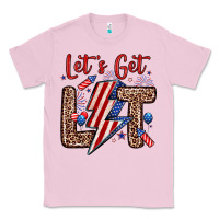 Bubblegum Pink let s get lit Classic Tee - Zillion Design Studio