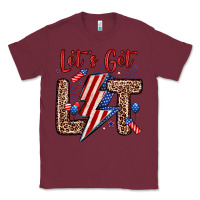 Burgundy let s get lit Classic Tee - Zillion Design Studio