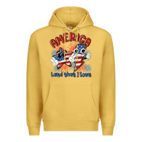 Antique Gold america land that i love Premium Hoodie - MaliasSmallBusiness