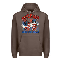 Coffee america land that i love Premium Hoodie - MaliasSmallBusiness