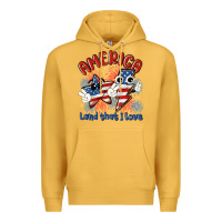 Mustard america land that i love Premium Hoodie - MaliasSmallBusiness