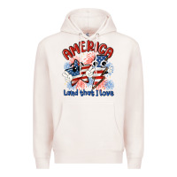 Pale Pink america land that i love Premium Hoodie - MaliasSmallBusiness