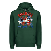 Sports Green america land that i love Premium Hoodie - MaliasSmallBusiness