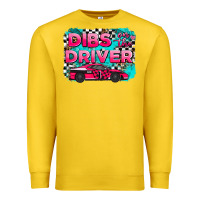 Lemon dibs on the driver background Premium Sweatshirt - AdoDesignShop
