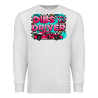 Oatmeal Heather dibs on the driver background Premium Sweatshirt - AdoDesignShop