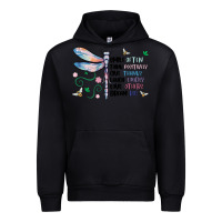 Black dragonfly smile tink give laugh love dream Urban Hoodie - MaliasSmallBusiness