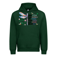 Forest Green dragonfly smile tink give laugh love dream Urban Hoodie - MaliasSmallBusiness