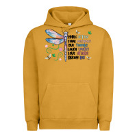 Pigment Peanut Butter dragonfly smile tink give laugh love dream Urban Hoodie - MaliasSmallBusiness
