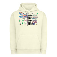 Pigment Pistachio dragonfly smile tink give laugh love dream Urban Hoodie - MaliasSmallBusiness
