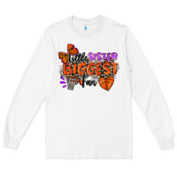 White little sister biggest fan basketball Long Sleeve Tee - Zillion Design Studio