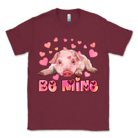 Burgundy be mine baby pig Classic Tee - RanaPortraitStore