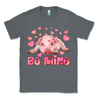 Charcoal Heather be mine baby pig Classic Tee - RanaPortraitStore