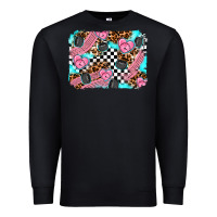 Black race day background Premium Sweatshirt - AdoDesignShop