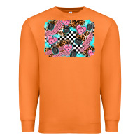 Carrot race day background Premium Sweatshirt - AdoDesignShop