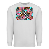 Dove Grey race day background Premium Sweatshirt - AdoDesignShop