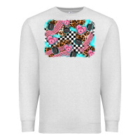 Oatmeal Heather race day background Premium Sweatshirt - AdoDesignShop